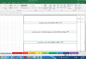 دستورالعمل معیارهای عملکرد HSE و فرمهای گزارش دهی معاینات شغلی