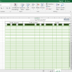 فرم اکسل بازرسی داربست پروژه