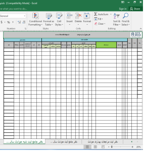 ثبت مراجعات بهداری